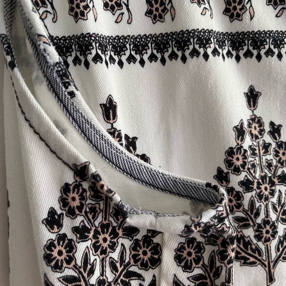 Anthropologie Woodblock MIDI Dress size 12 Fit-n-Flare sleeveless with POCKETS! - Picture 7 of 7